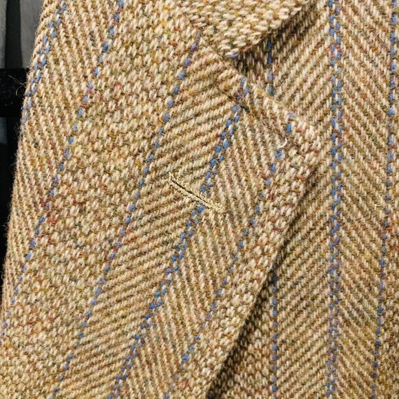 VINTAGE BROOKS BROTHERS Tweed Wool Blazer Sport Coat Jacket 43 R USA - Picture 5 of 16